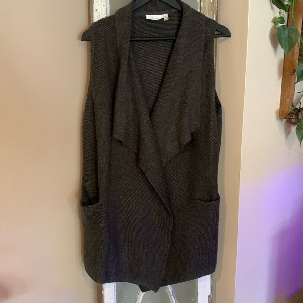 Cloth by RD Grey Waterfall Cardigan Size Large
